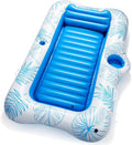 HeySplash Materac Dmuchany Basenowy 210x140 cm Leżak z Zagłówkiem 159 kg