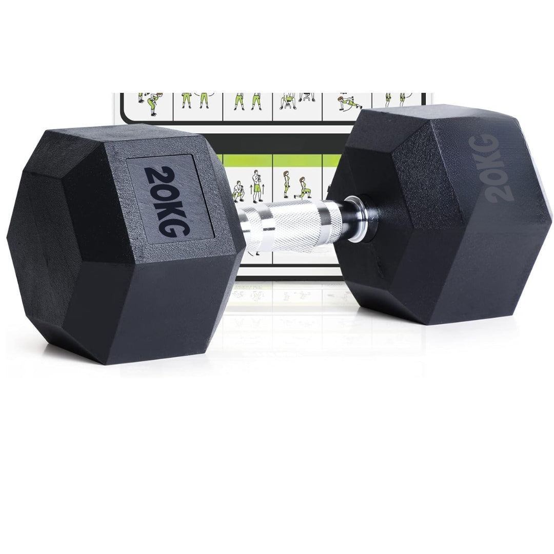Hantle żeliwne stałe PhysKcal 1x 15 kg