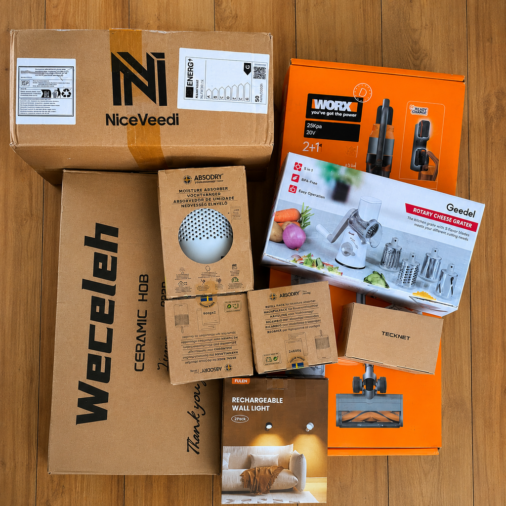 BOX 3 DOM SMART — odkurzacz WORX + elektronika + AGD | wartość ok. 2500 zł 🔥