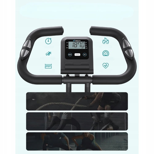 Rower treningowy MERACH MR-S15Y2 magnetyczny składany 16 poziomów Bluetooth 136 kg