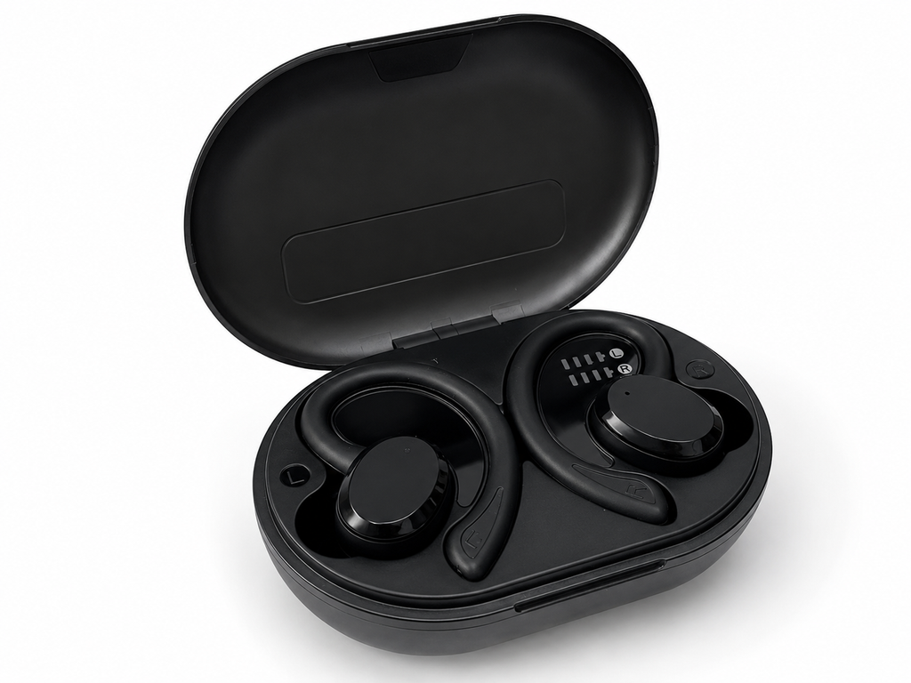 Słuchawki bezprzewodowe sportowe Q38 Bluetooth 5.3 z etui 800 mAh