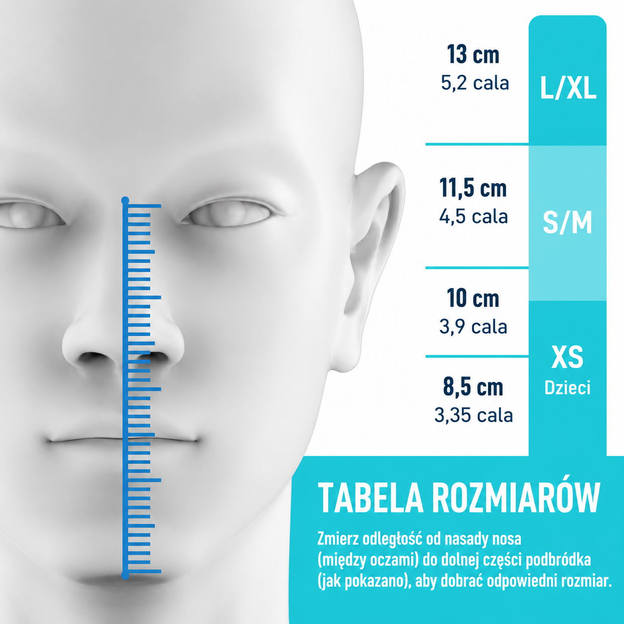 Maska do snorkelingu G2RISE SN01 rozm XS