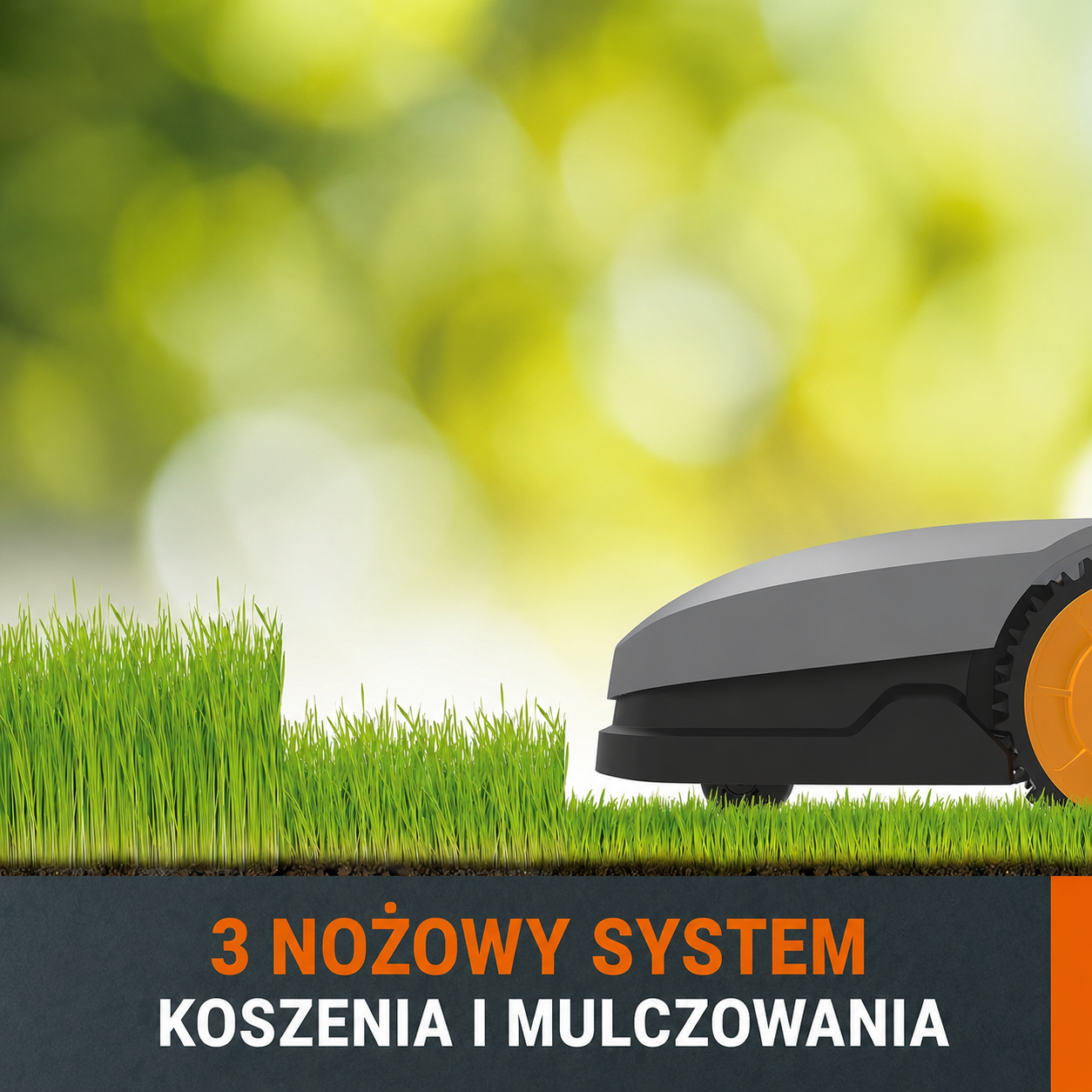LANDXCAPE LX796 Robot koszący 18V (20V MAX) do 400 m² | Silnik bezszczotkowy | Mulczowanie | Automatyczna kosiarka