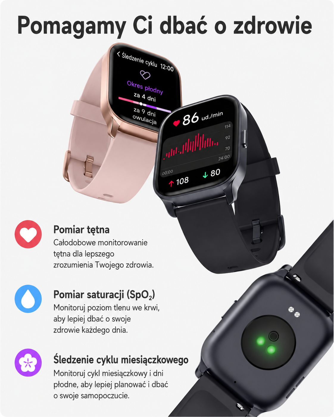 TOOBUR IDW17 – smartwatch 2,01" z rozmowami Bluetooth