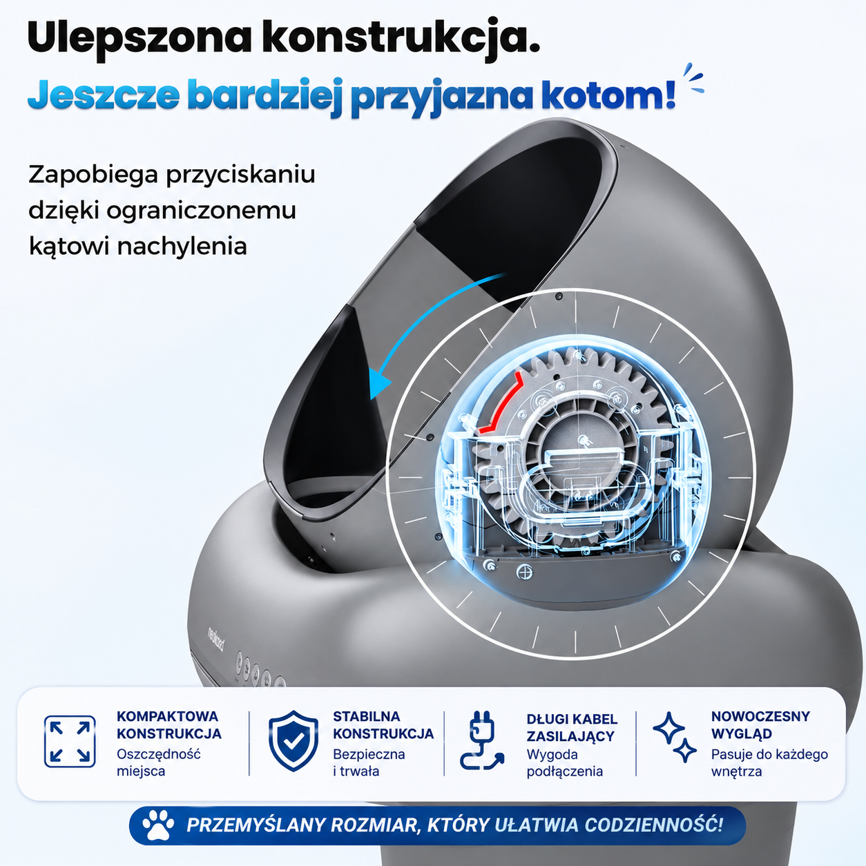 Neakasa M1 Smart WiFi – Automatyczna Kuweta dla Kota | Powystawowa | Do sprawdzenia