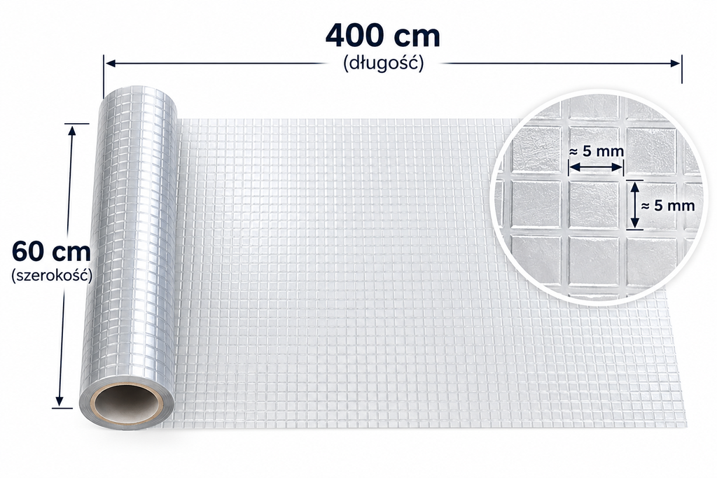 Folia Okienna Prywatyzująca 3D Dekoracyjna na Szybę 60 × 400 cm