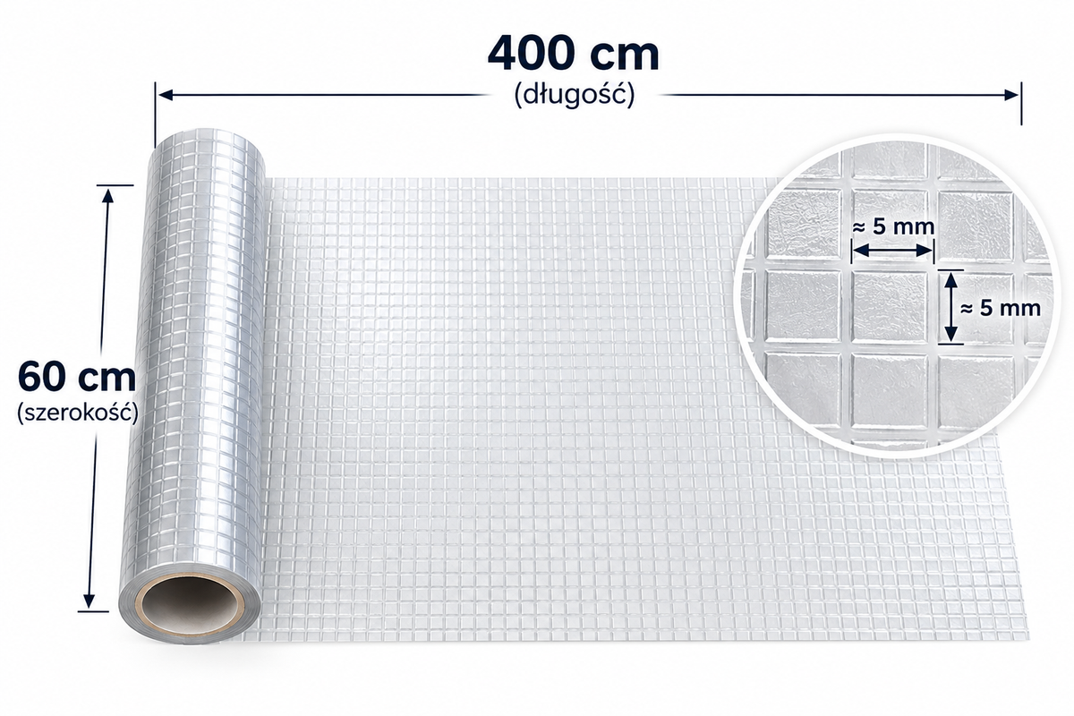 Folia Okienna Prywatyzująca 3D Dekoracyjna na Szybę 60 × 400 cm