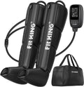 FIT KING Masażer kompresyjny do nóg M | Buty uciskowe do regeneracji | 8 poziomów | 10 programów | LCD