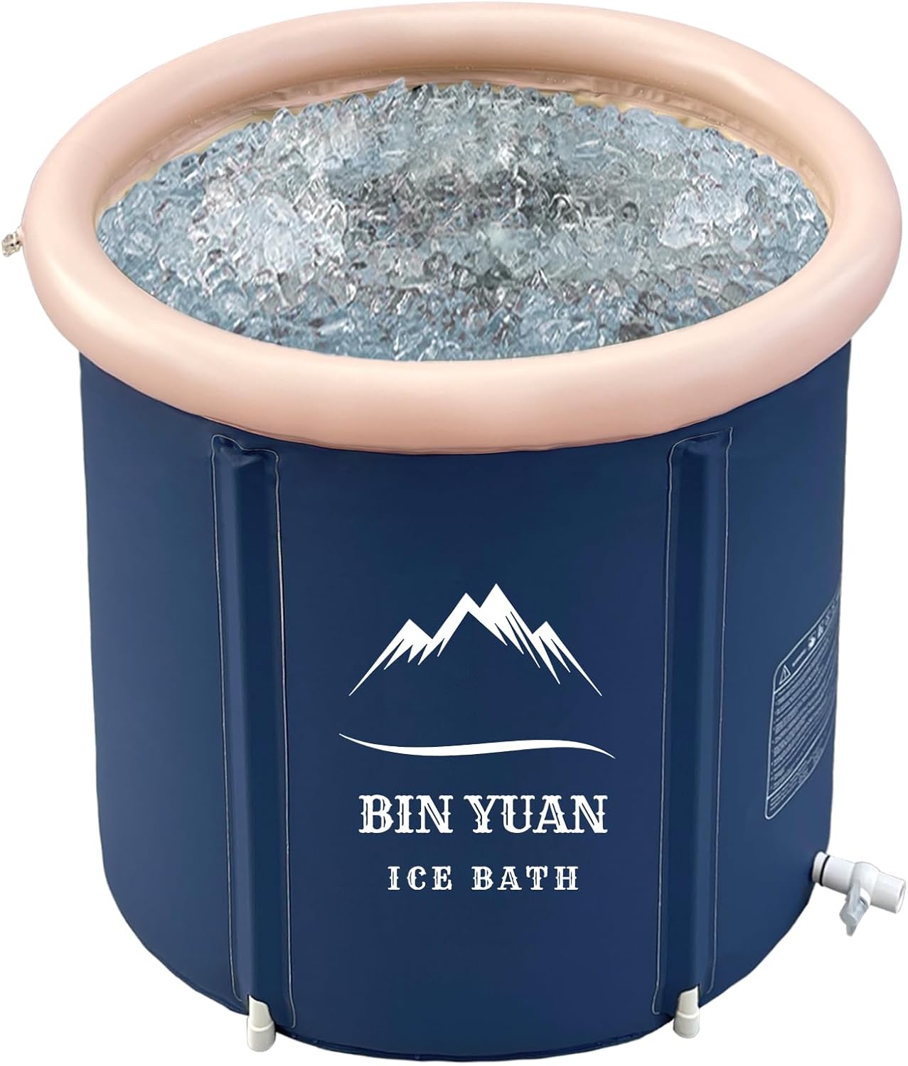 Składana Wanna do Kąpieli Lodowej 75 × 75 cm – Ice Bath | Gorąca i Zimna Kąpiel