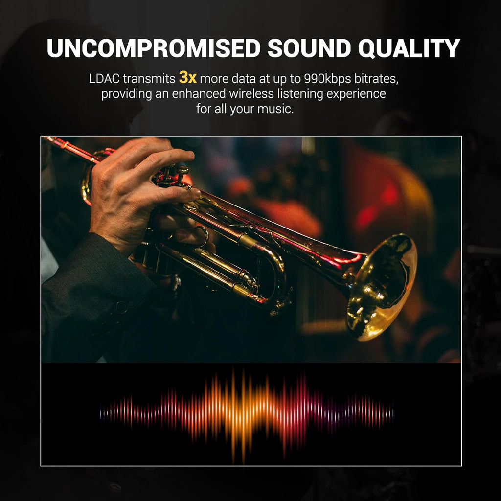 OneOdio Focus A5 Słuchawki Bezprzewodowe ANC LDAC Hi-Res Bluetooth 5.4