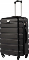Coolife walizka kabinowa 56 x 39 x 22cm 38 l ABS Czarna