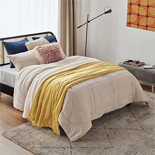 Koc Bedsure polar 150 cm x 200 cm żółty