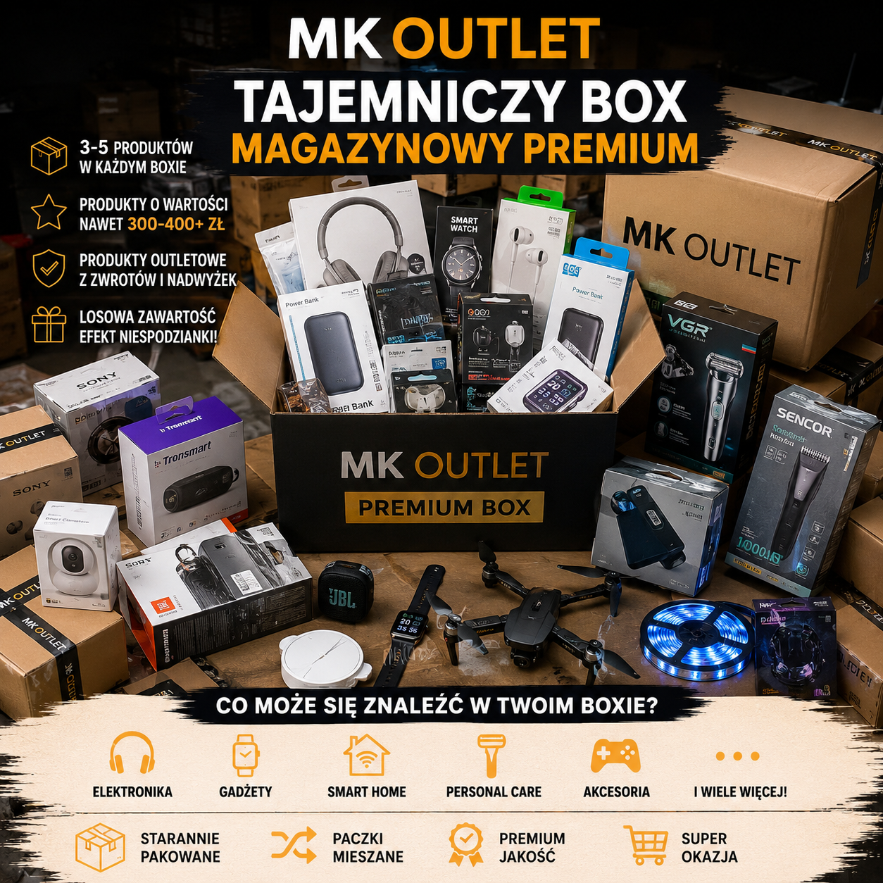 🔥 MK OUTLET — TAJEMNICZY BOX MAGAZYNOWY PREMIUM 🔥