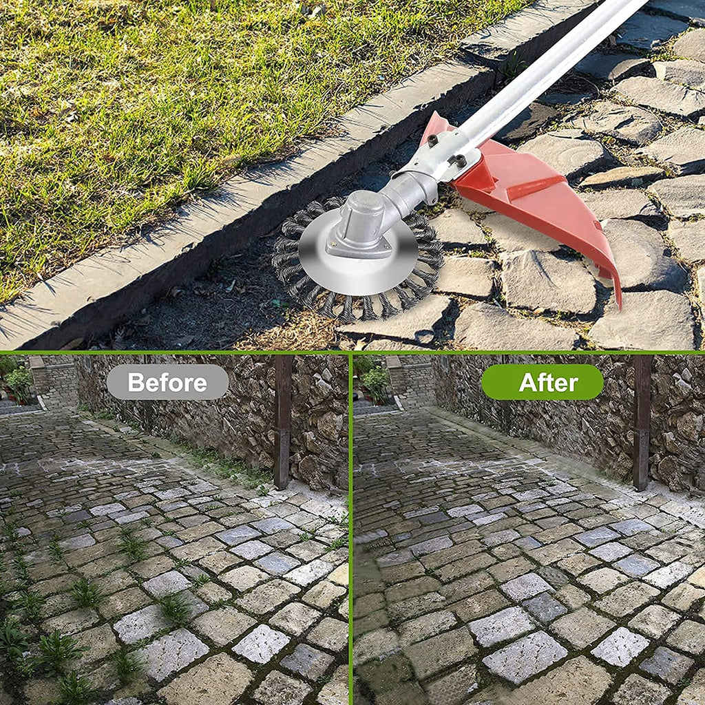 SZCZOTKA DO CHWASTÓW DRUCIAK TARCZA SZCZOTKA DRUCIANA 150MM