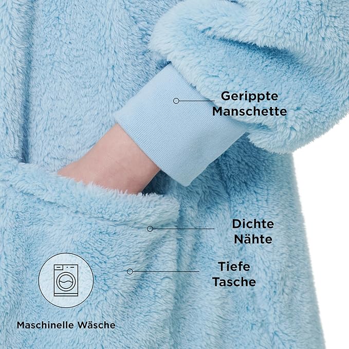 BEDSURE bluza damska wkładane przez głowę, z kapturem rozmiar uniwersalny