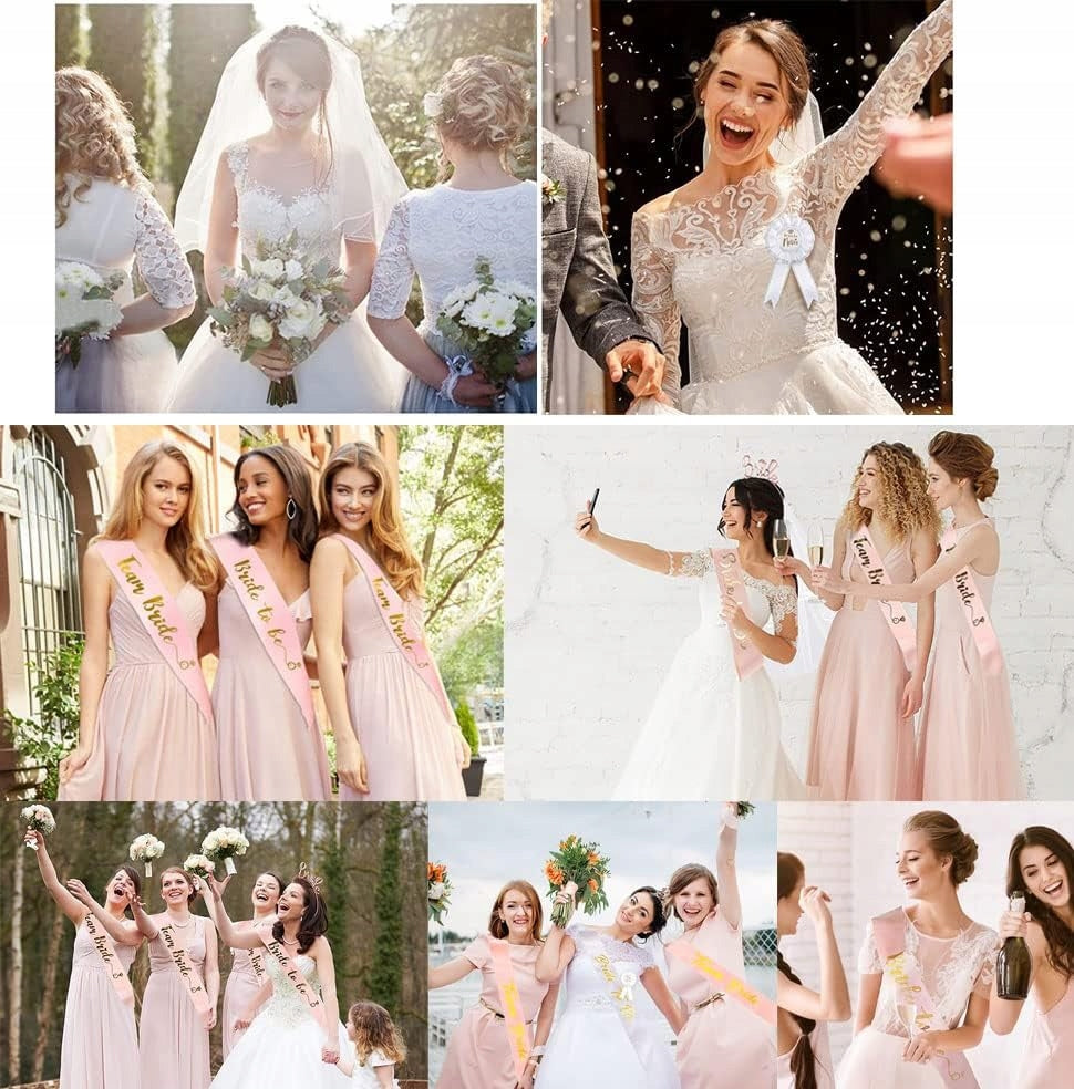 ZESTAW DEKORACYJNY WIECZÓR PANIEŃSKI 'BRIDE TO BE'