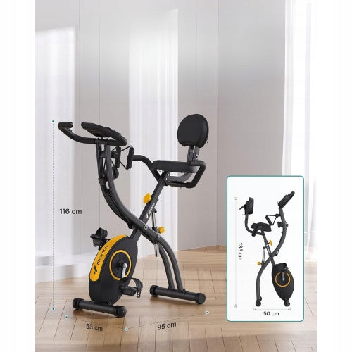 Rower treningowy MERACH MR-S15Y2 magnetyczny składany 16 poziomów Bluetooth 136 kg