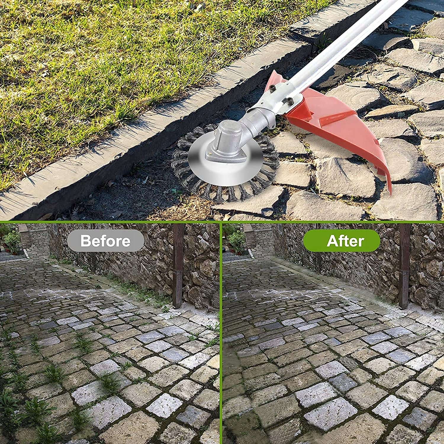 SZCZOTKA DO CHWASTÓW DRUCIAK TARCZA SZCZOTKA DRUCIANA 150MM