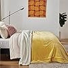 Koc Bedsure polar 150 cm x 200 cm żółty